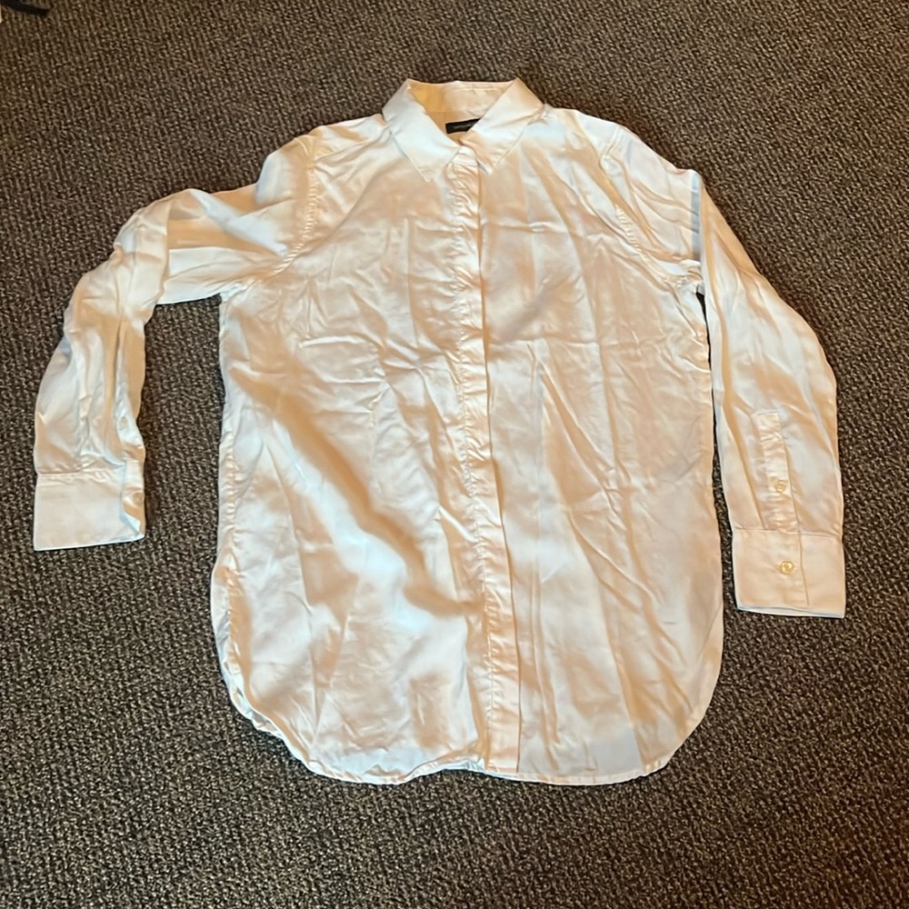 White button down